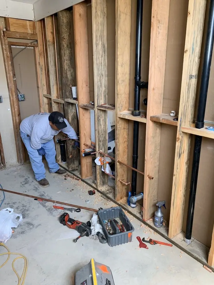 Commercial rough-in plumbing for Trenchless Sewer Repair in Jonesboro